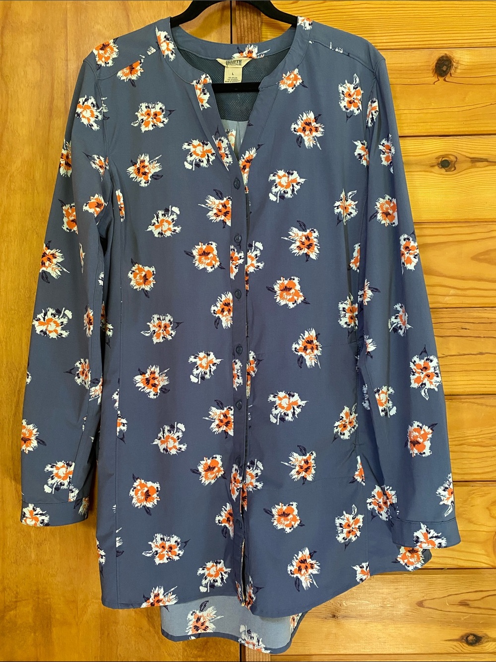 Duluth Trading Company Floral Activewear Mini Dress/Tunic